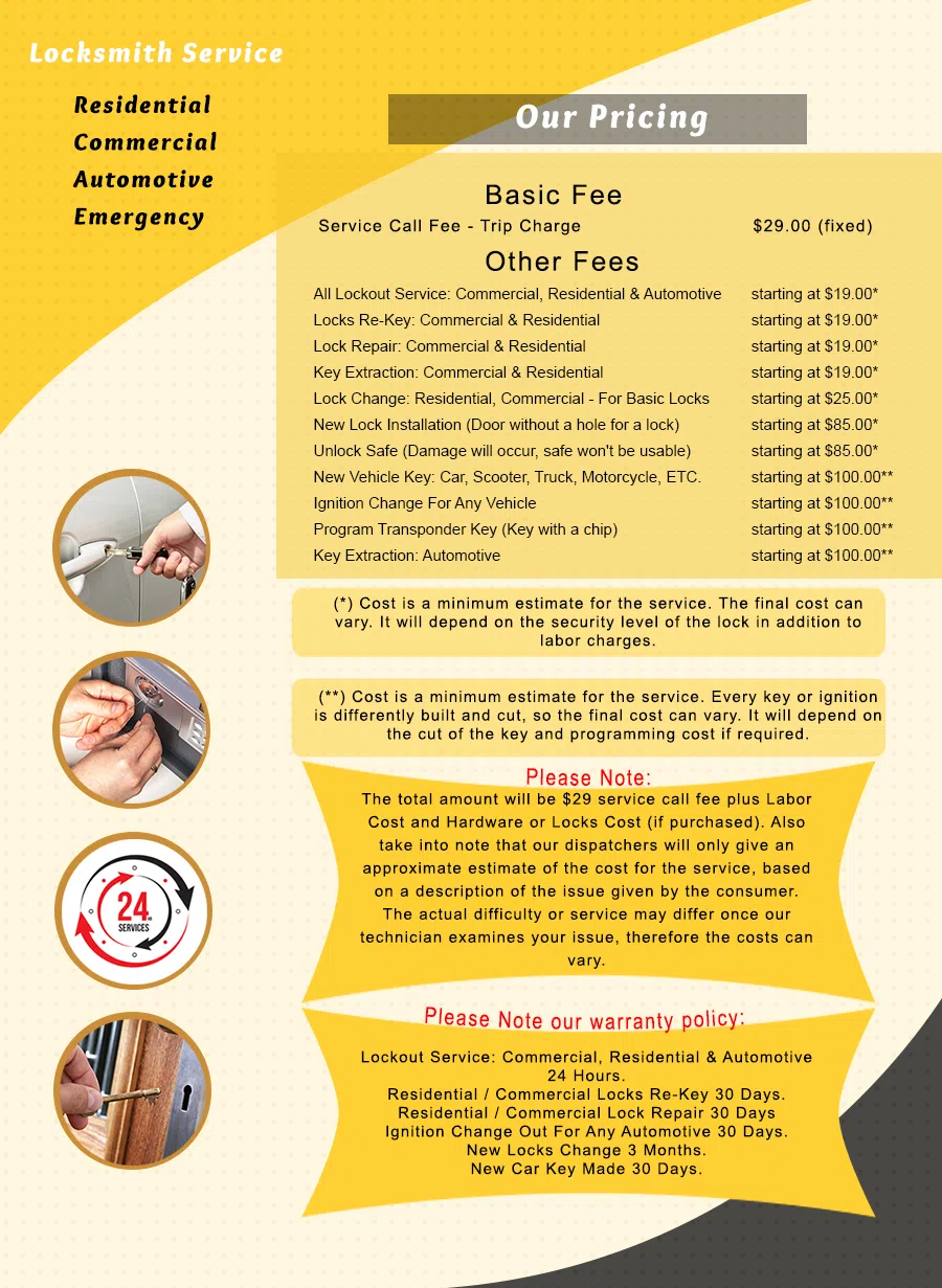 Exclusive Locksmith Service Hollywood, FL 954-283-1563